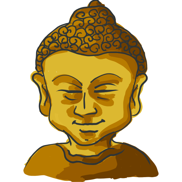Detail Head Buddha Nomer 2