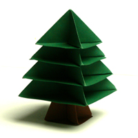 Detail Tannenbaum Origami Nomer 2