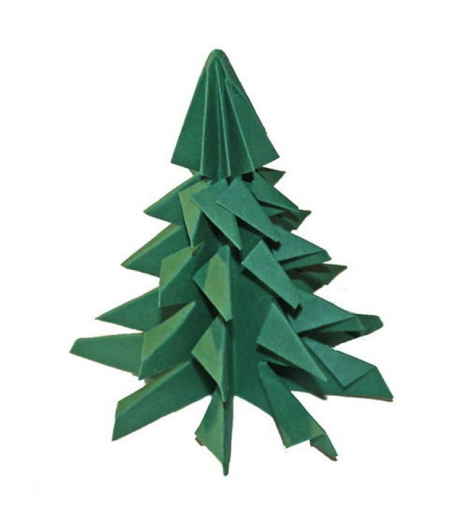 Detail Tannenbaum Origami Nomer 7