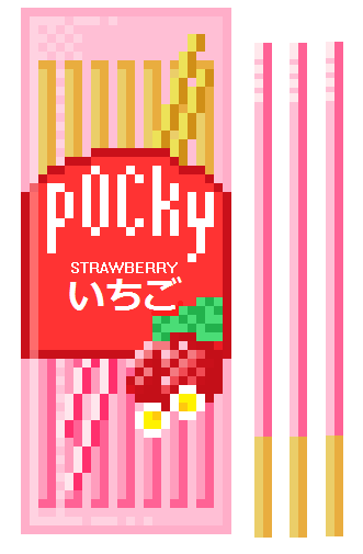Detail Aesthetic Strawberry Pocky Nomer 14