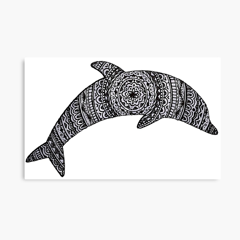 Detail Delfin Zentangle Nomer 7