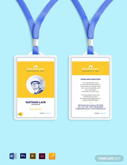 Detail Desain Name Tag Panitia 17 Agustus Nomer 51