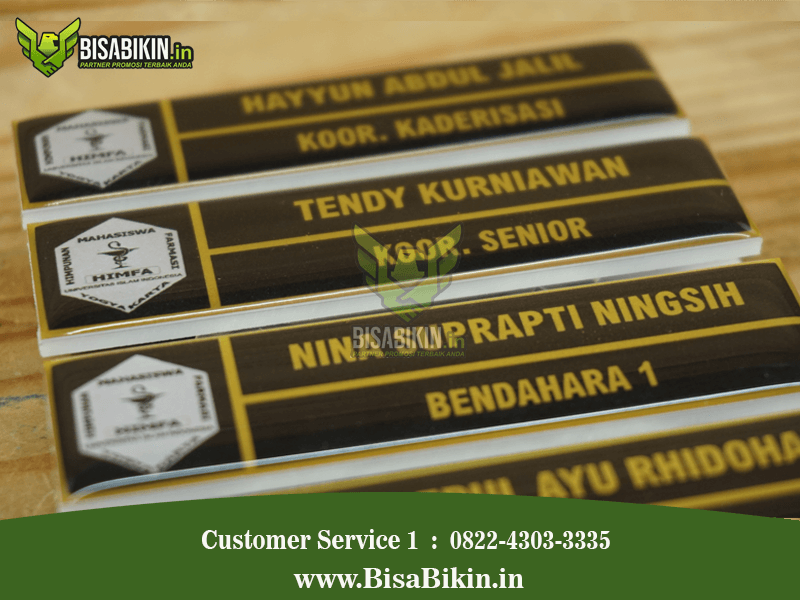 Detail Desain Name Tag Panitia 17 Agustus Nomer 54