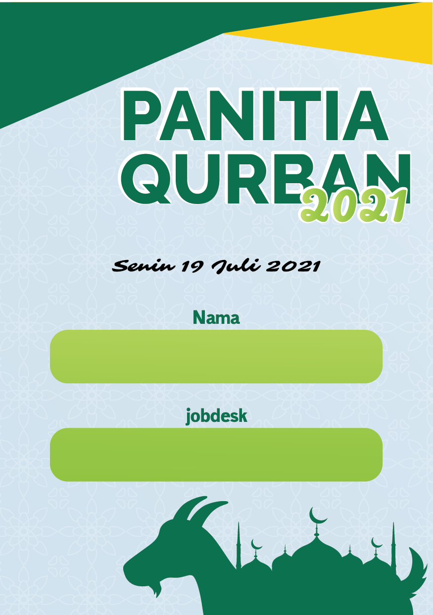 Detail Desain Name Tag Panitia Nomer 33