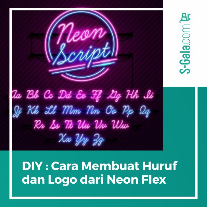 Detail Desain Neon Flex Nomer 8