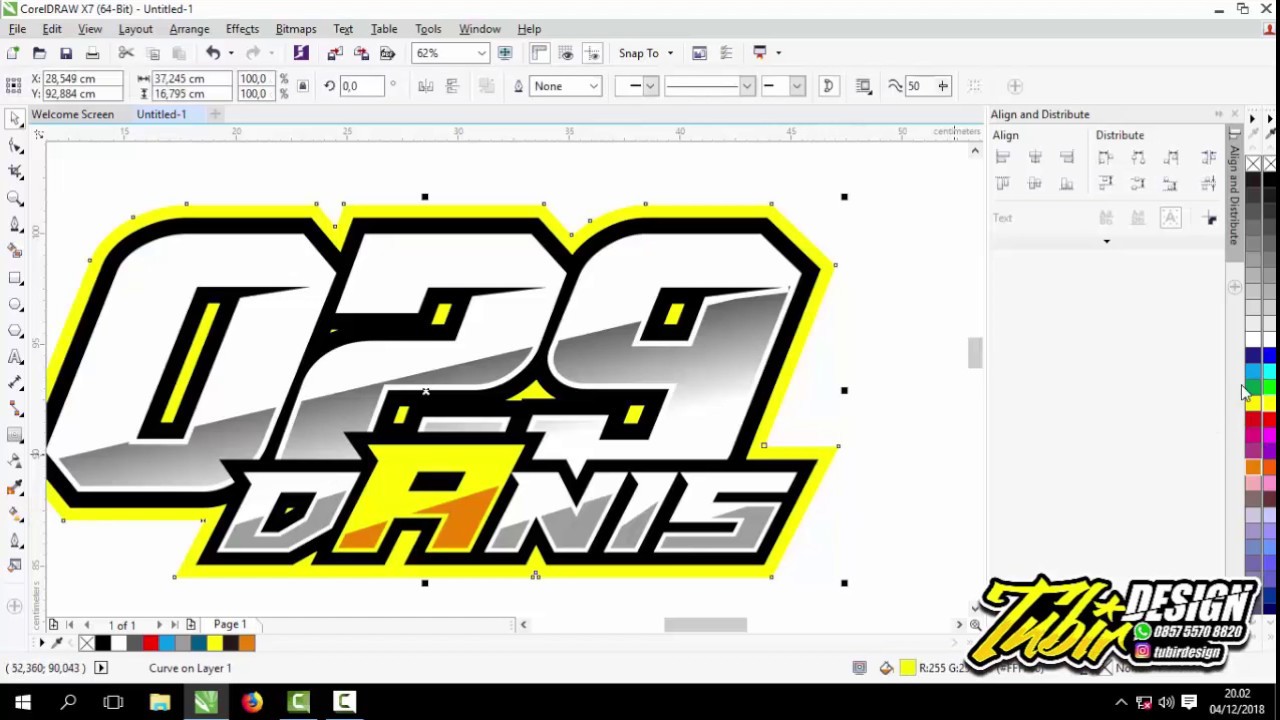 Detail Desain Nomor Start Nomer 14