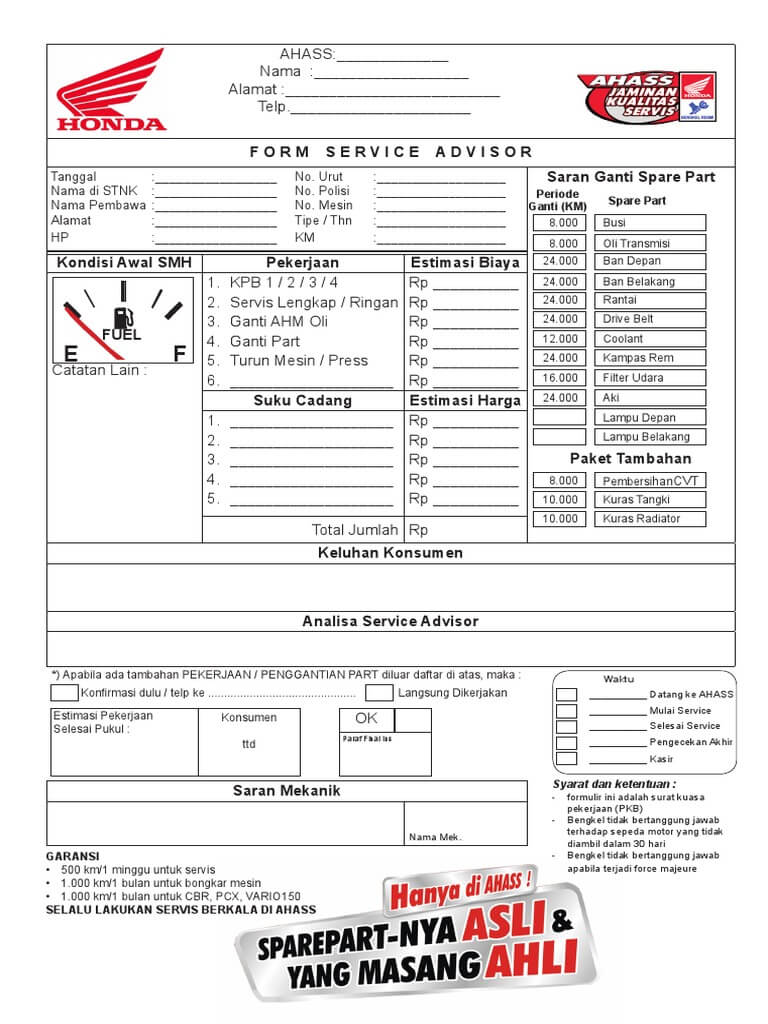 Detail Desain Nota Service Komputer Nomer 37