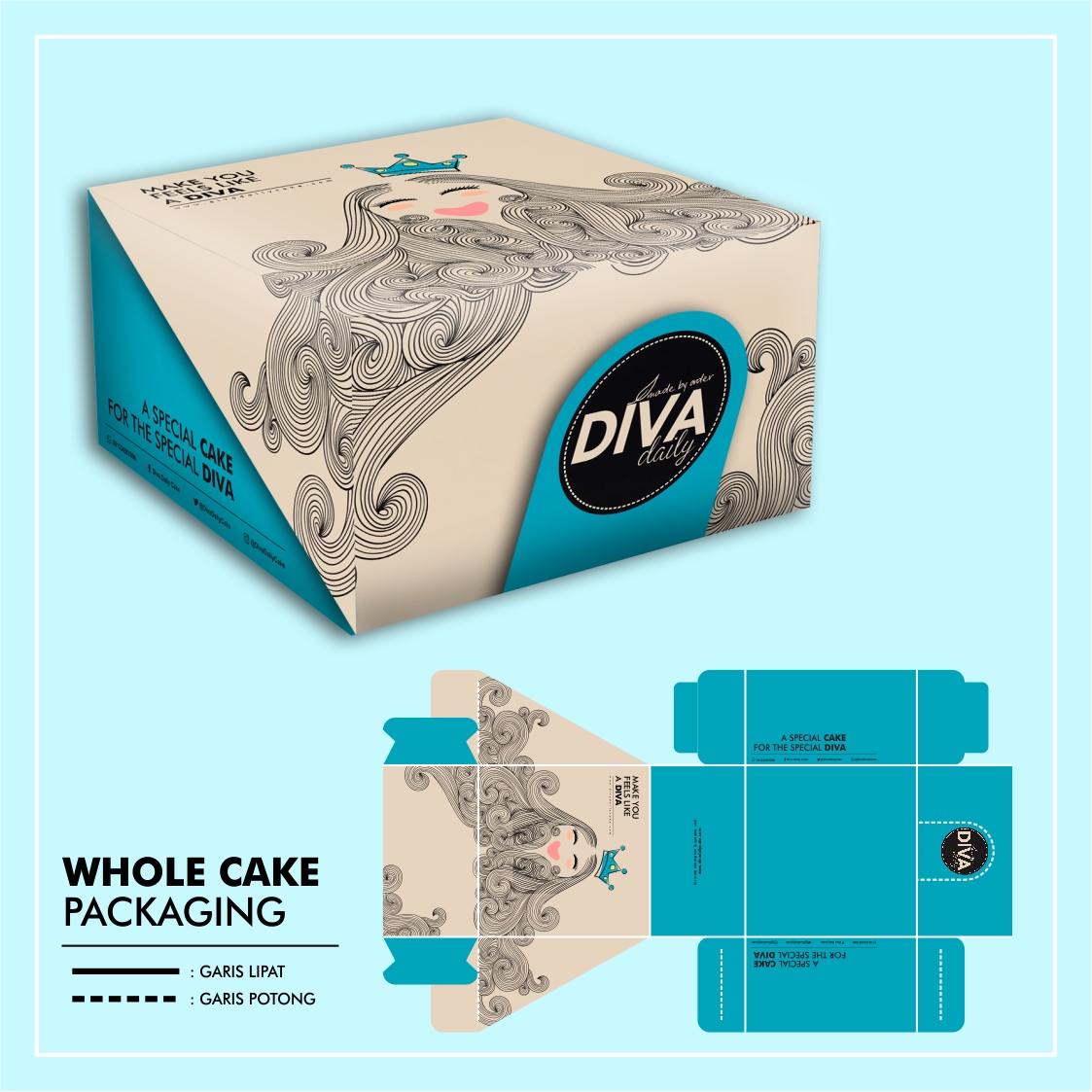 Detail Desain Packaging Kue Nomer 24