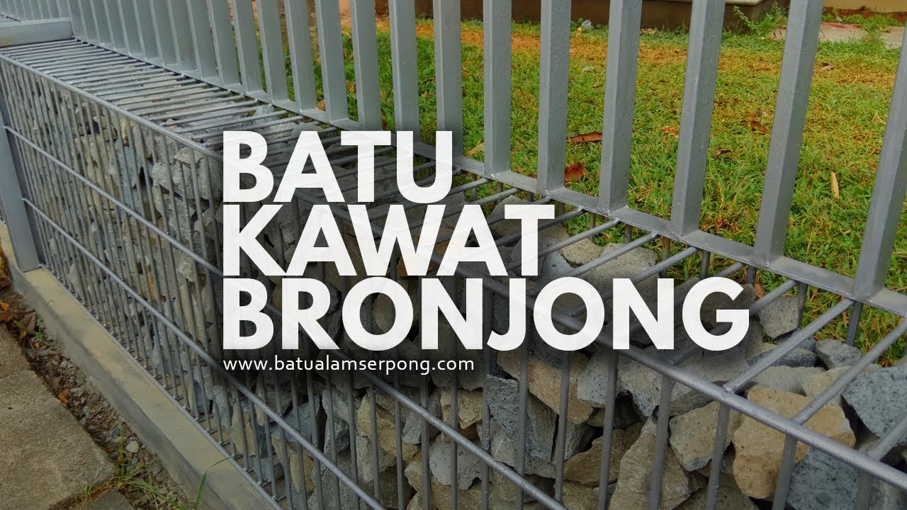 Detail Desain Pagar Batu Bronjong Nomer 26