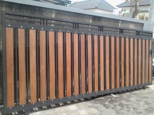 Detail Desain Pagar Kayu Minimalis Modern Nomer 8