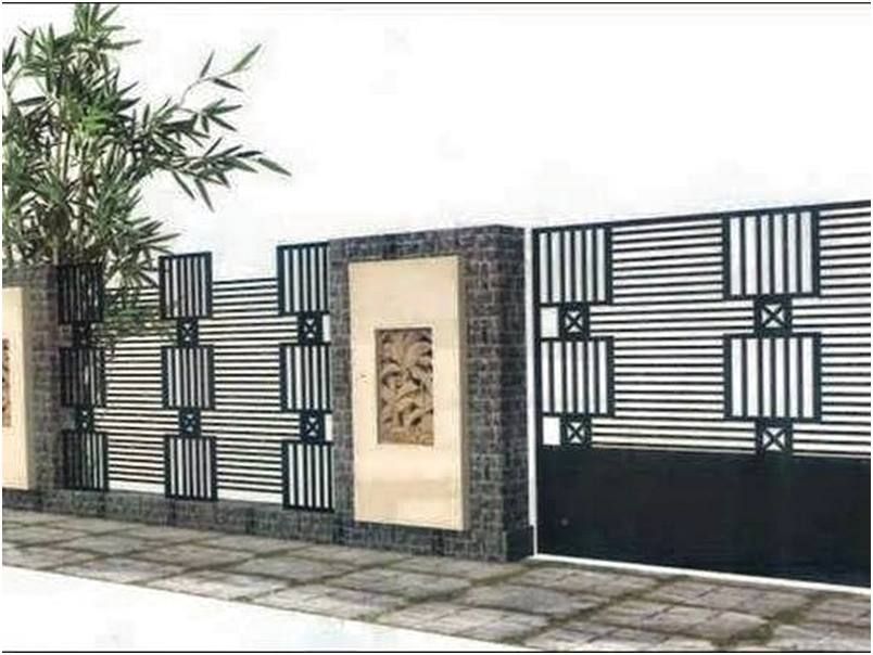 Detail Desain Pagar Minimalis Modern Nomer 3