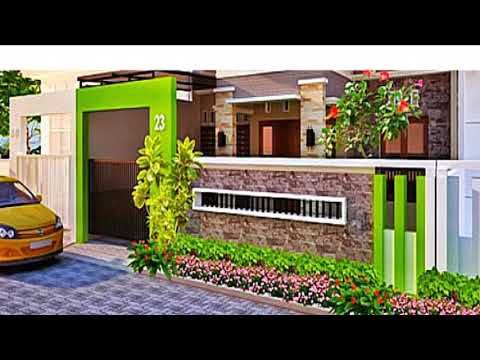 Detail Desain Pagar Rumah Minimalis Modern Nomer 35