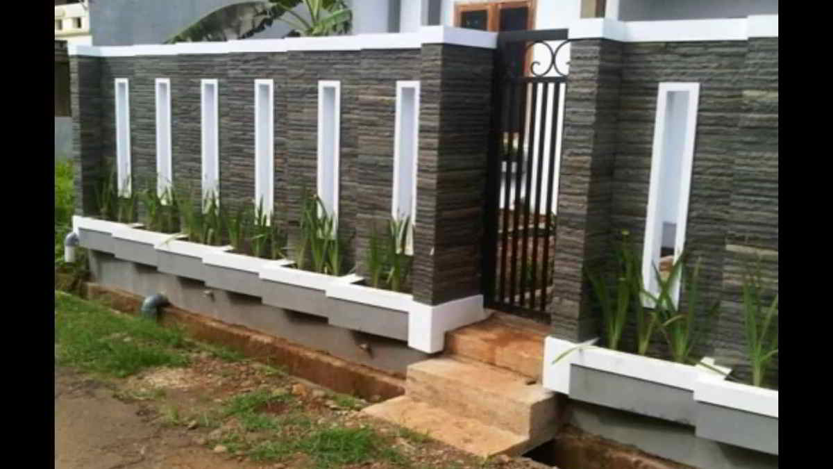 Detail Desain Pagar Taman Minimalis Nomer 24