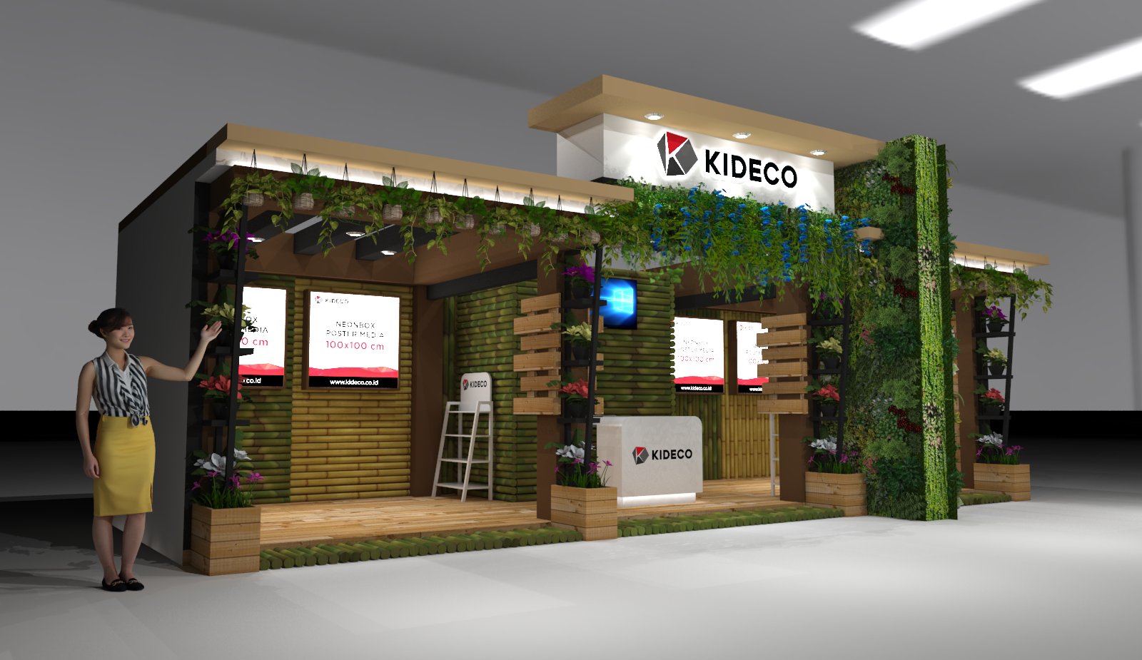 Detail Desain Pameran Stand Nomer 9