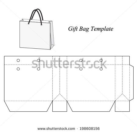 Detail Desain Paper Bag Vector Nomer 14