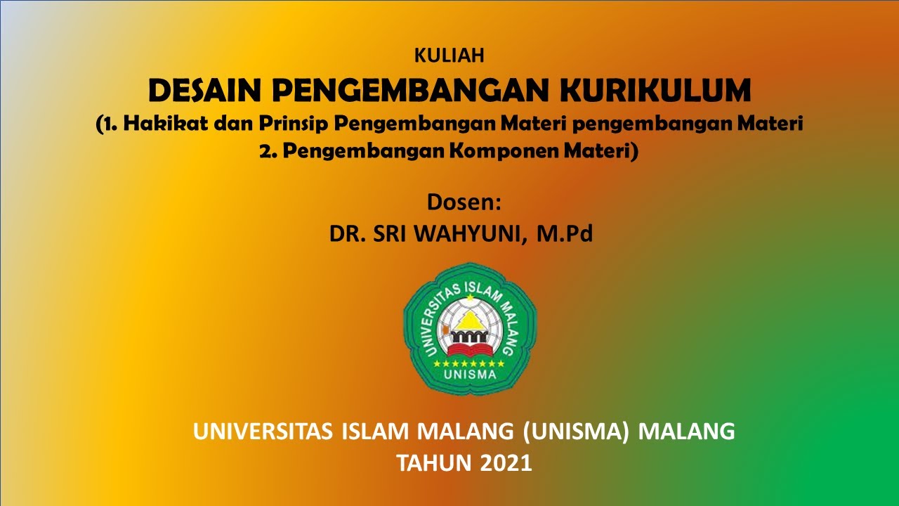 Detail Desain Pengembangan Kurikulum Nomer 16