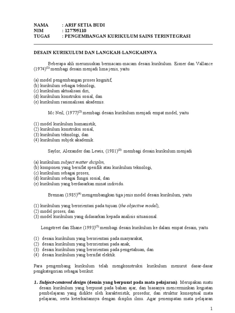 Detail Desain Pengembangan Kurikulum Nomer 18
