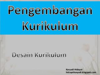Detail Desain Pengembangan Kurikulum Nomer 30