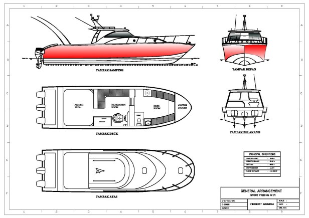 Detail Desain Perahu Mancing Nomer 24