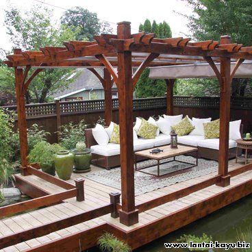 Detail Desain Pergola Kayu Nomer 22