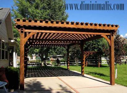 Detail Desain Pergola Kayu Nomer 23