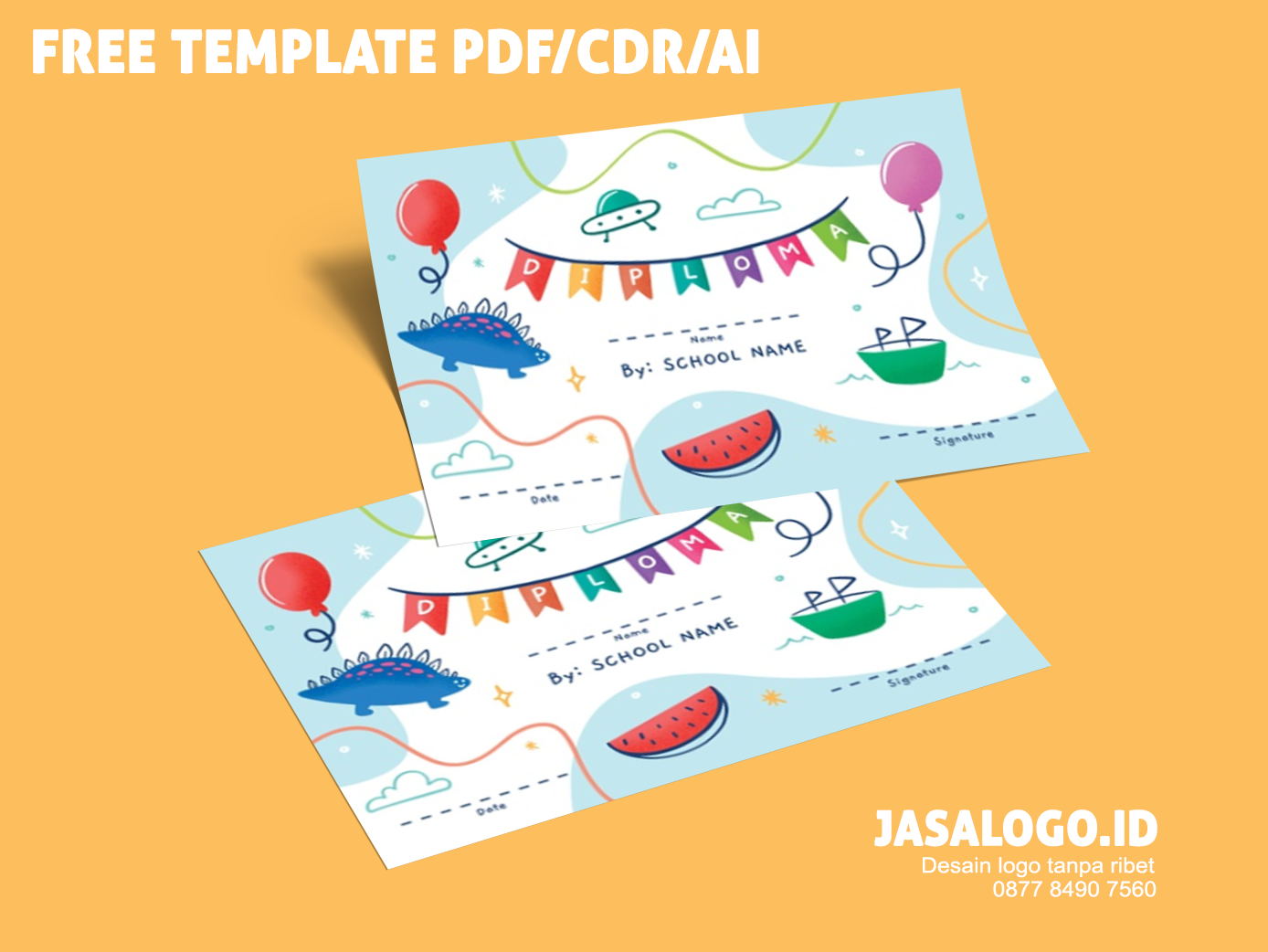 Detail Desain Piagam Lomba Mewarnai Nomer 37