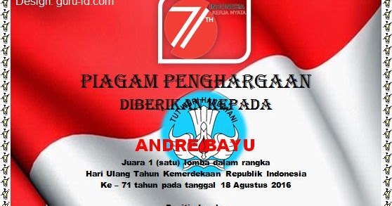 Detail Desain Piagam Lomba Mewarnai Nomer 41