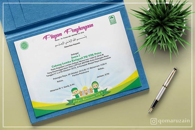Detail Desain Piagam Lomba Mewarnai Nomer 49