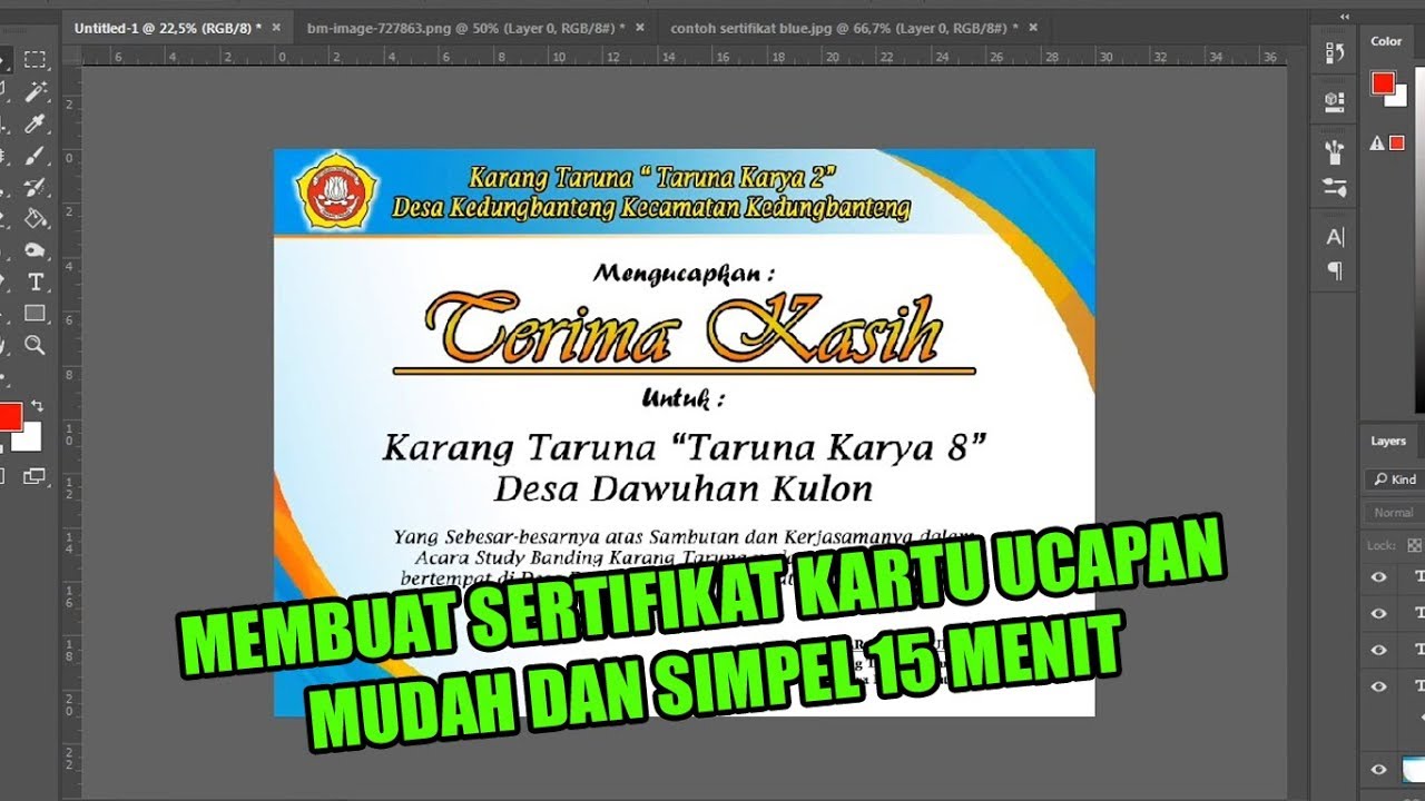 Detail Desain Piagam Ucapan Terima Kasih Nomer 14