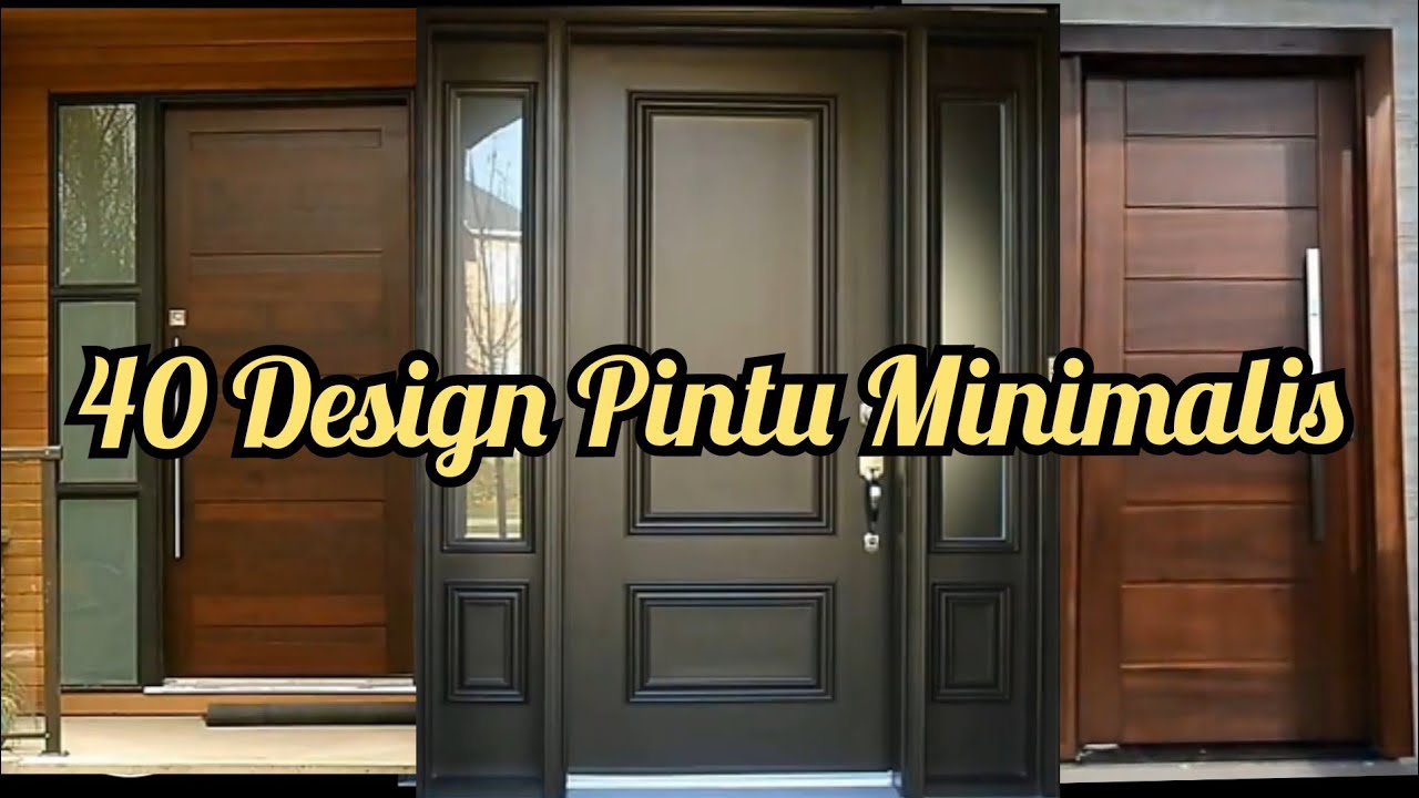 Detail Desain Pintu Kayu Terkini Nomer 40