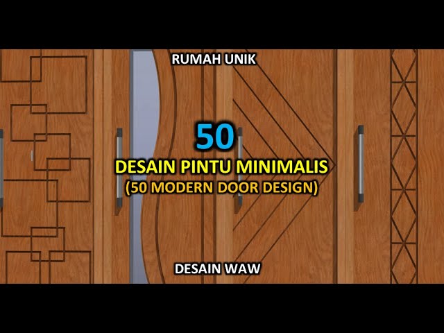 Detail Desain Pintu Minimalis Nomer 11