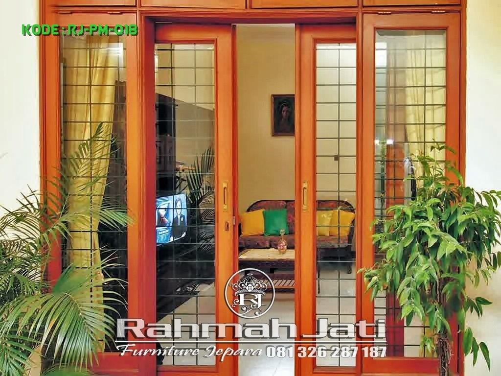 Detail Desain Pintu Sliding Kayu Nomer 33