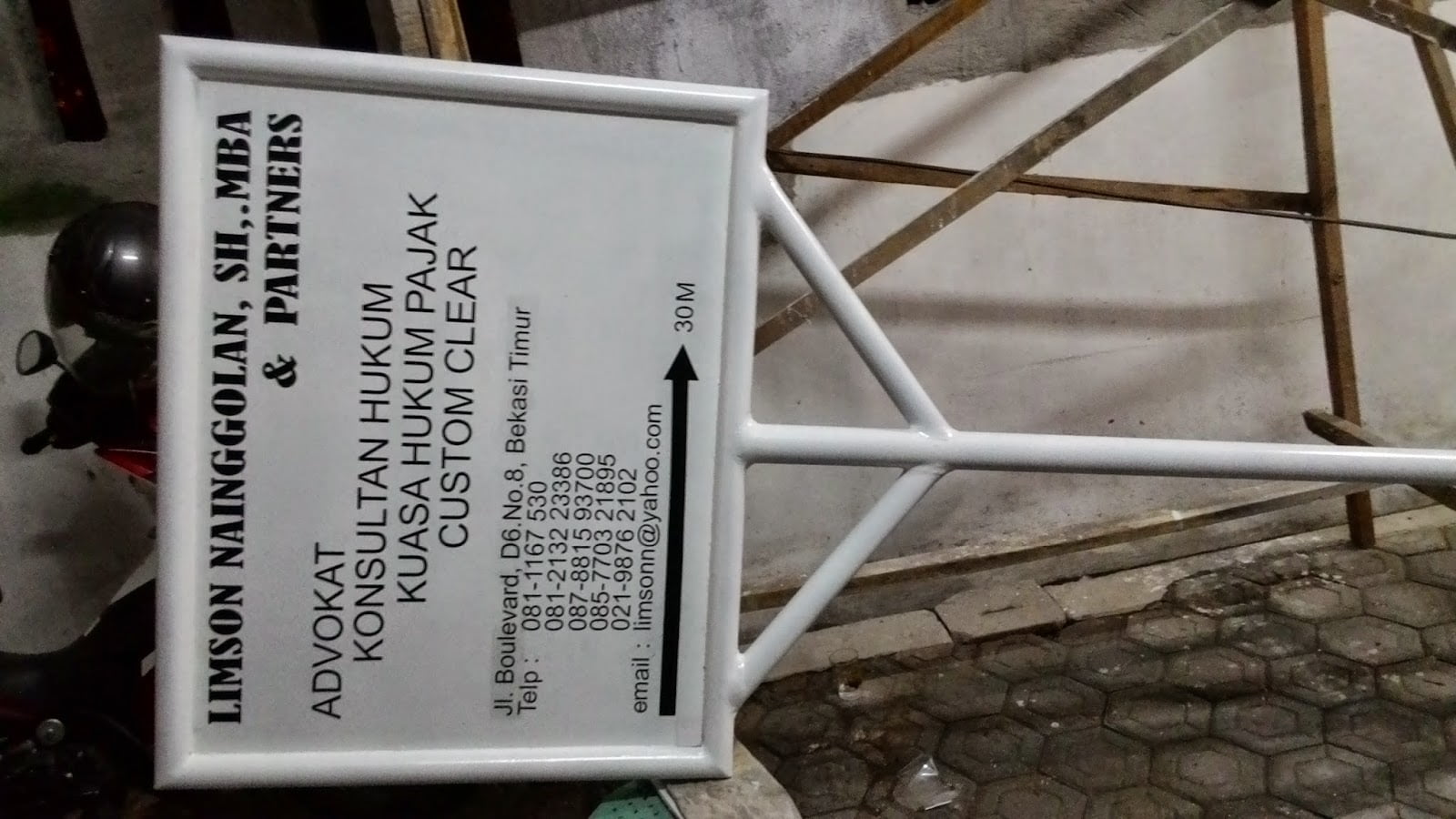 Detail Desain Plang Toko Nomer 43