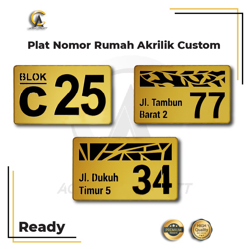 Detail Desain Plat Nomor Rumah Nomer 38