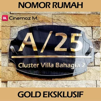 Detail Desain Plat Nomor Rumah Nomer 48