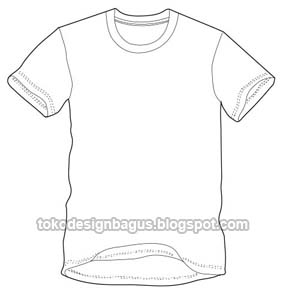 Detail Desain Pola Kaos Nomer 16