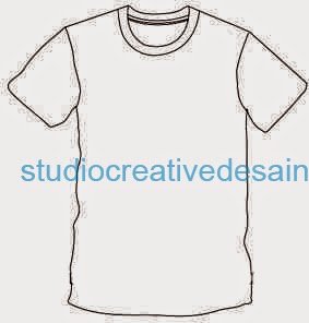 Detail Desain Pola Kaos Nomer 25