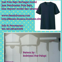 Detail Desain Pola Kaos Nomer 33