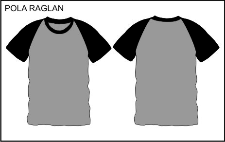 Detail Desain Pola Kaos Nomer 45