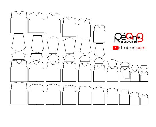 Detail Desain Pola Kaos Nomer 5