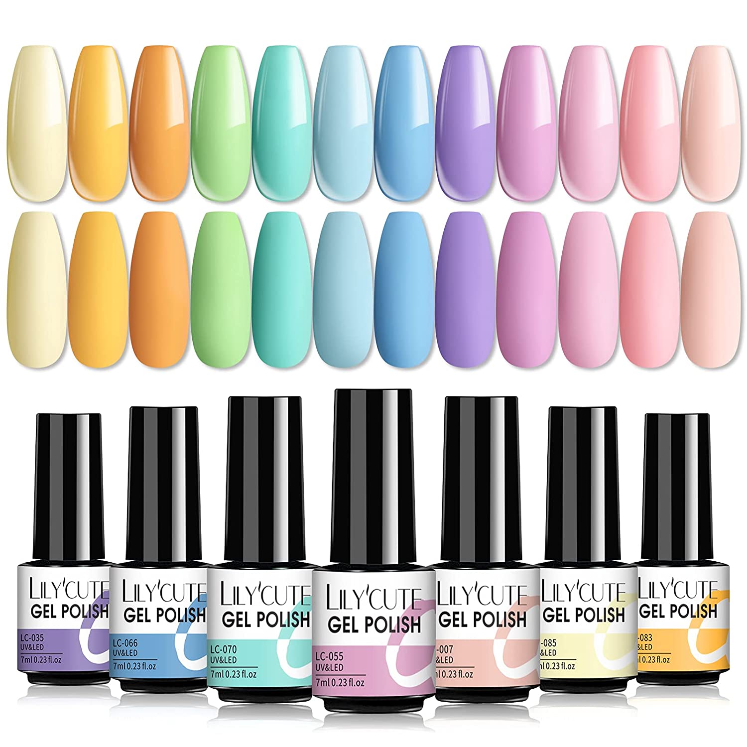 Detail Gel Nageldesign Sommer Nomer 10