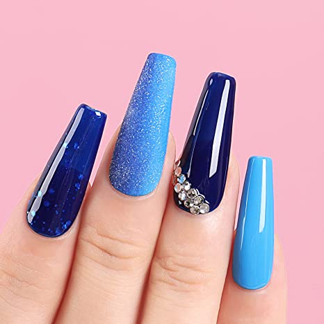 Detail Gel Nageldesign Sommer Nomer 21
