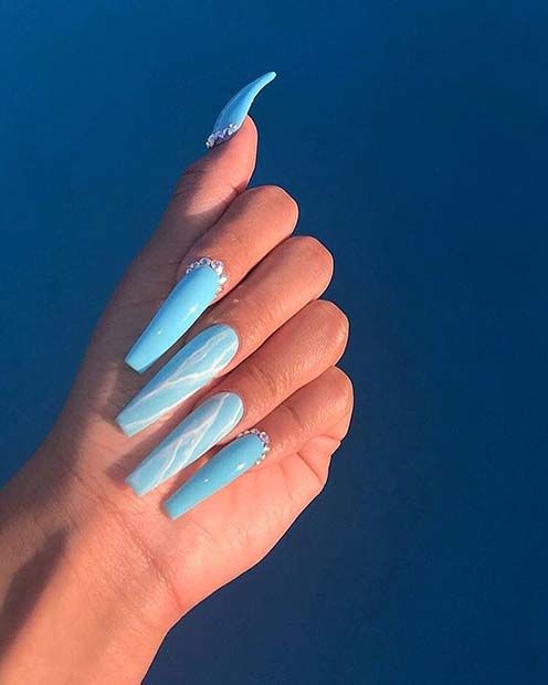 Detail Gel Nageldesign Sommer Nomer 23
