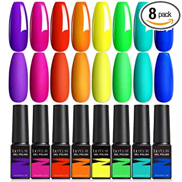 Detail Gel Nageldesign Sommer Nomer 3