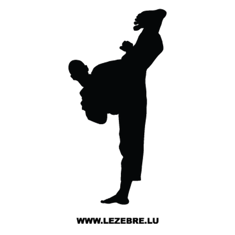 Detail Karate Stencil Nomer 11