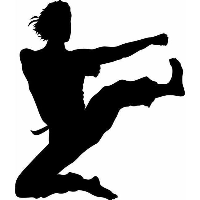 Detail Karate Stencil Nomer 19