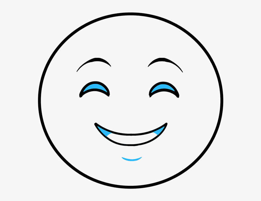 Detail Smiling Face Drawing Nomer 9