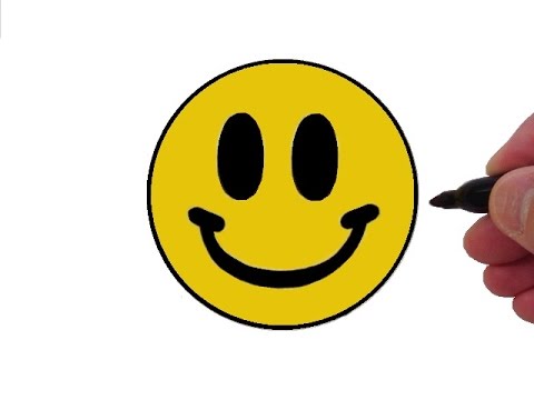 Detail Smiling Face Drawing Nomer 10