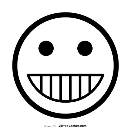 Detail Smiling Face Drawing Nomer 15