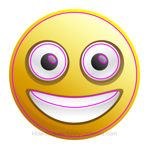 Detail Smiling Face Drawing Nomer 21